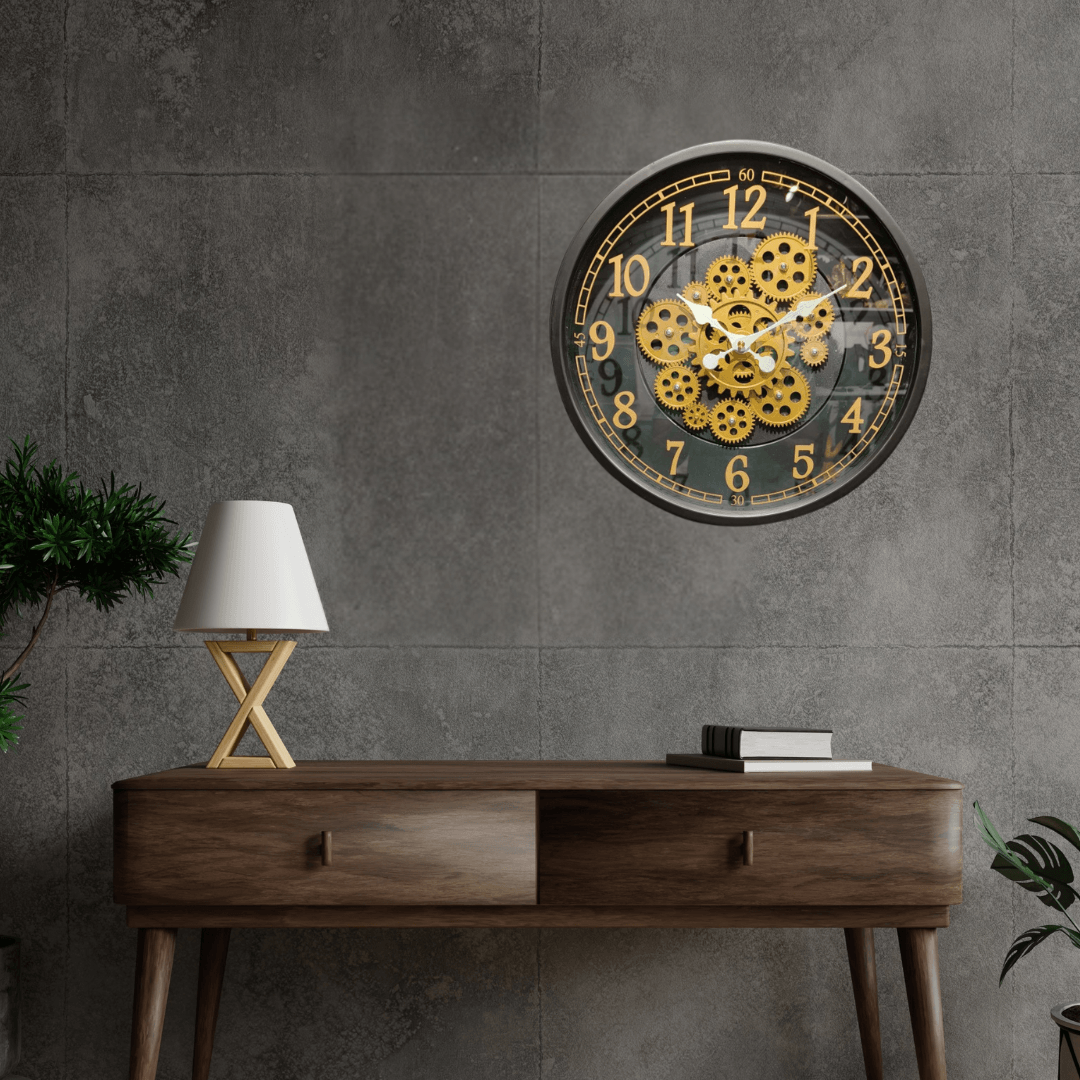 Royal Metal Gear Mechanical Clock Style 58